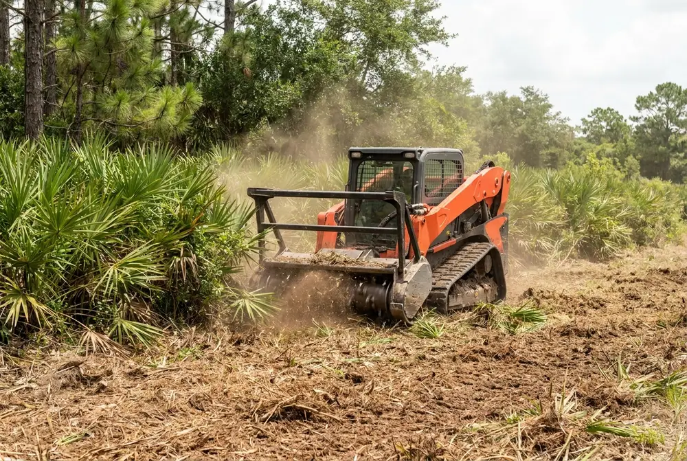 Land Clearing in Okeechobee, FL